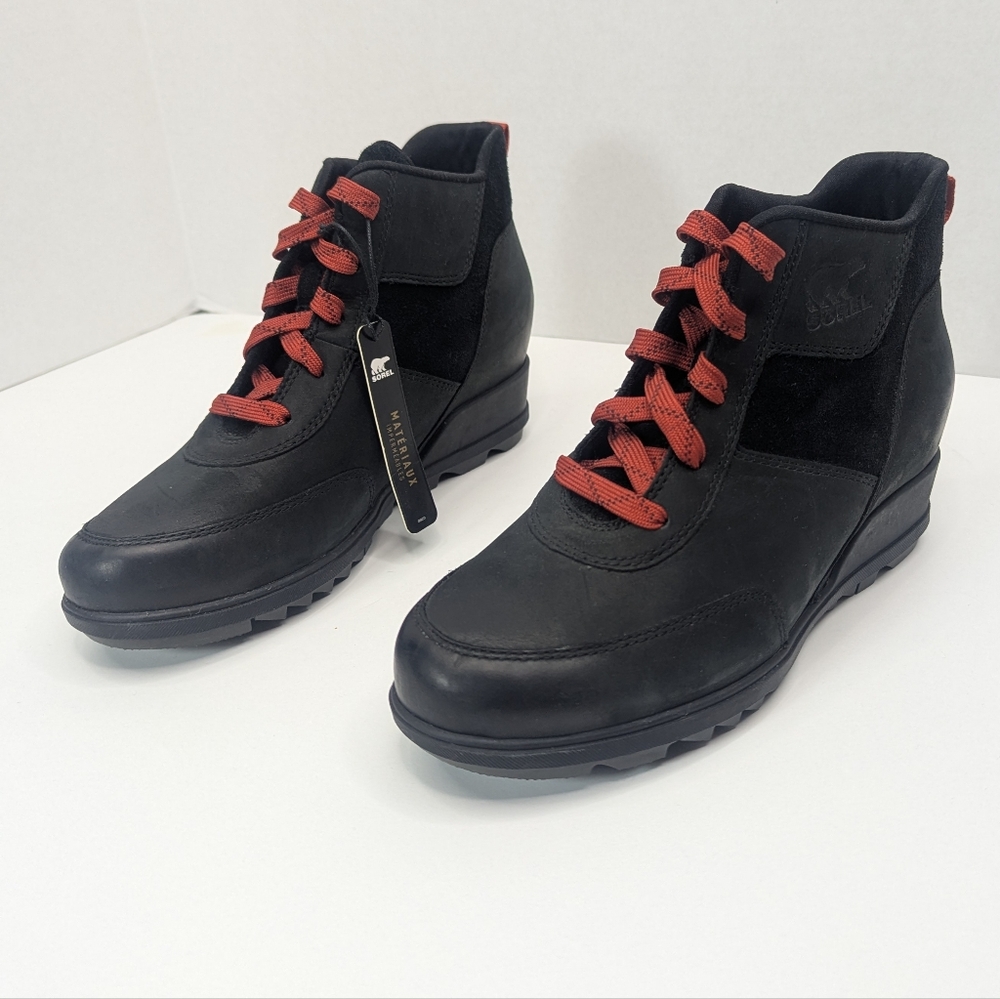 SOREL Evie Sport Lace Bootie NWT Sz 8 - Picture 5 of 14
